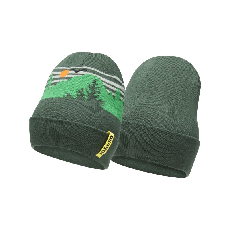 Dwustronna czapka do skateboardingu Nike SB - Zieleń