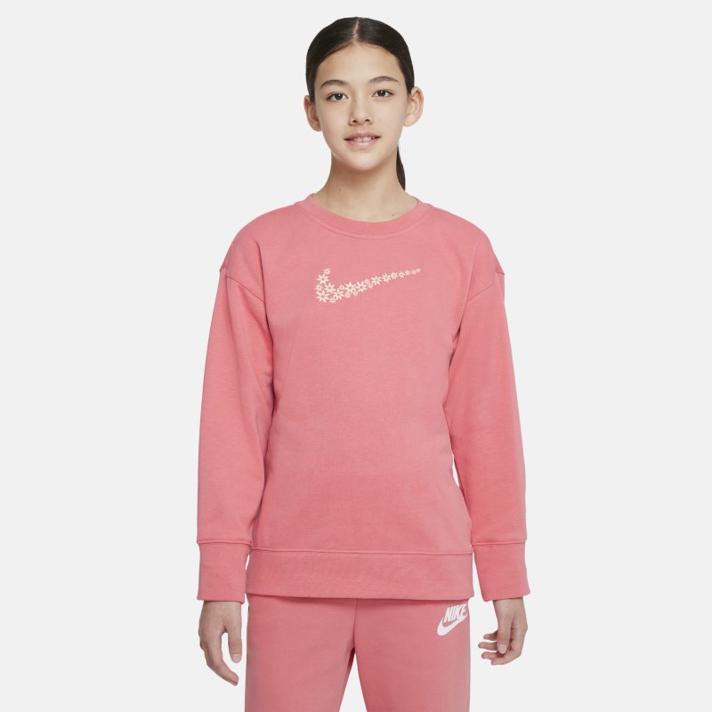 Nike Sportswear Older Kids' (Girls') French Terry Sweatshirt - Pink