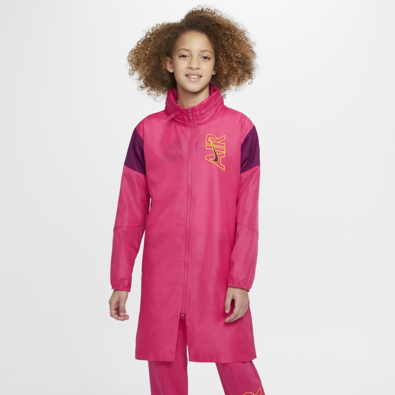 Nike Air Older Kids' (Girls') Woven Hooded Jacket - Pink