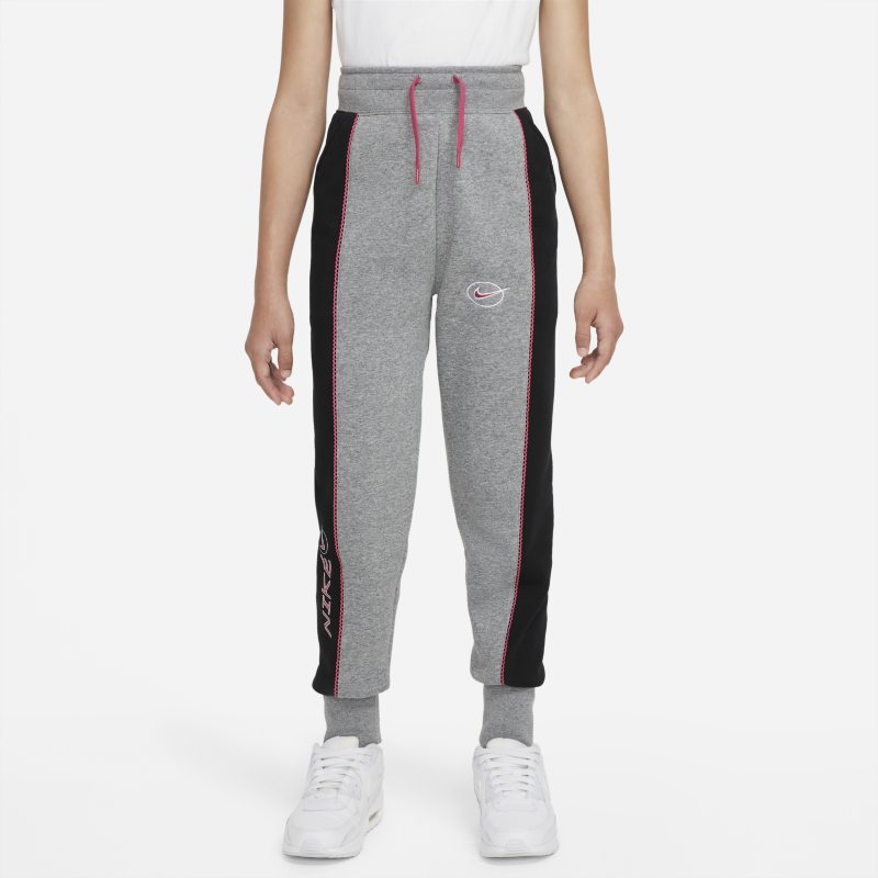 Nike Sportswear Older Kids' (Girls') Fleece Trousers - Grey