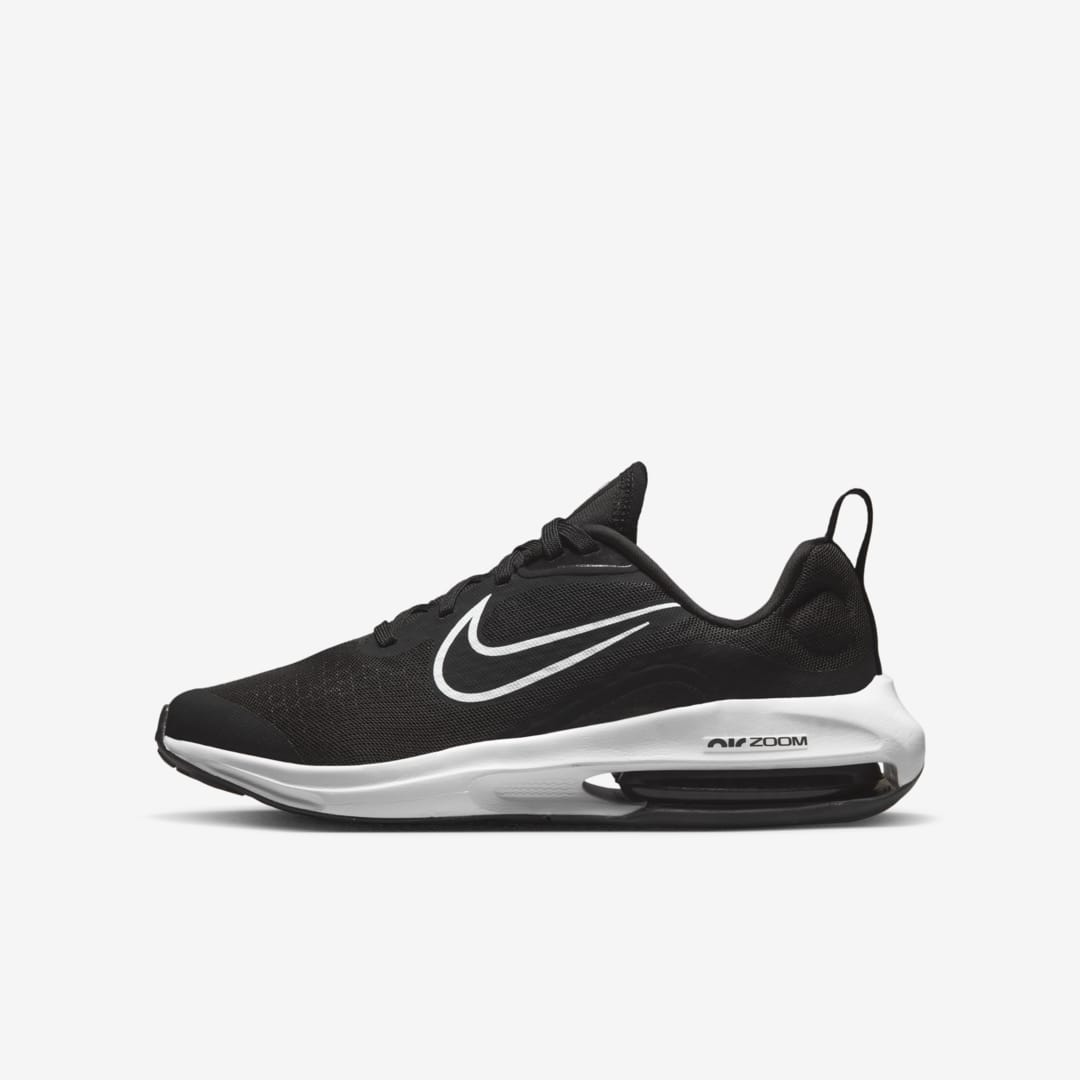 Shop Nike Air Zoom Arcadia 2 Big Kids' Road Running Shoes In Black,anthracite,white