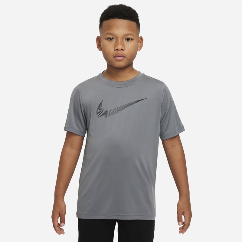 Nike Dri-FIT Camiseta de entrenamiento de manga corta - Niño - Gris Nike