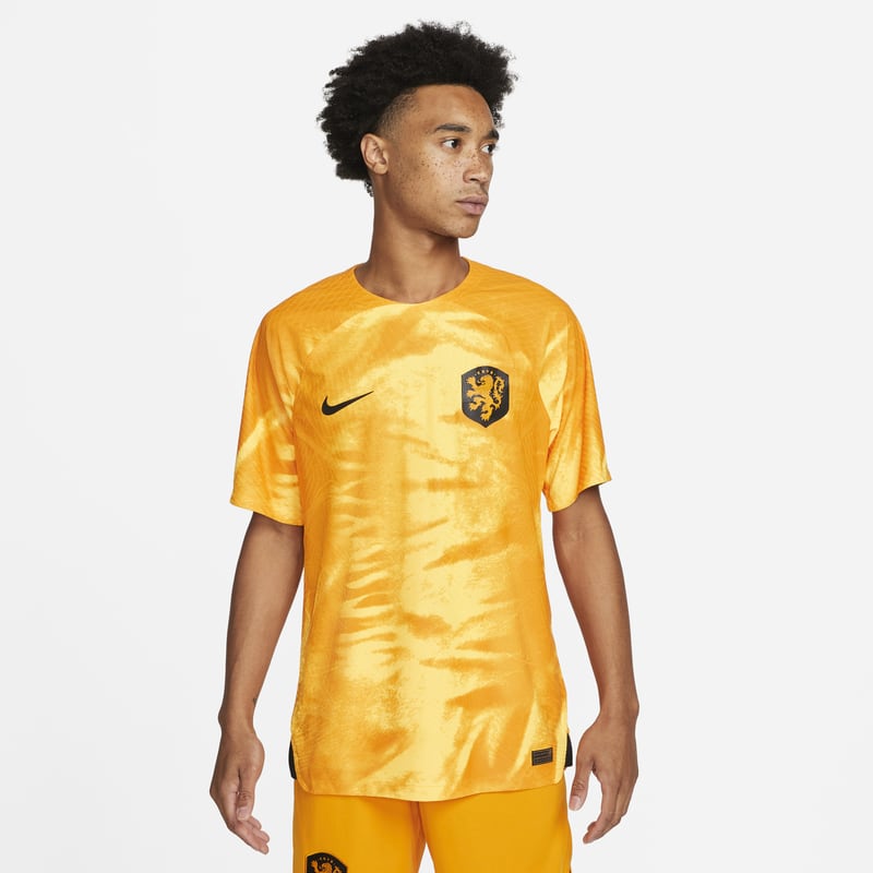 Fotbollströja Nederländerna 2022/23 Match (hemmaställ) Nike Dri-FIT ADV för män - Orange
