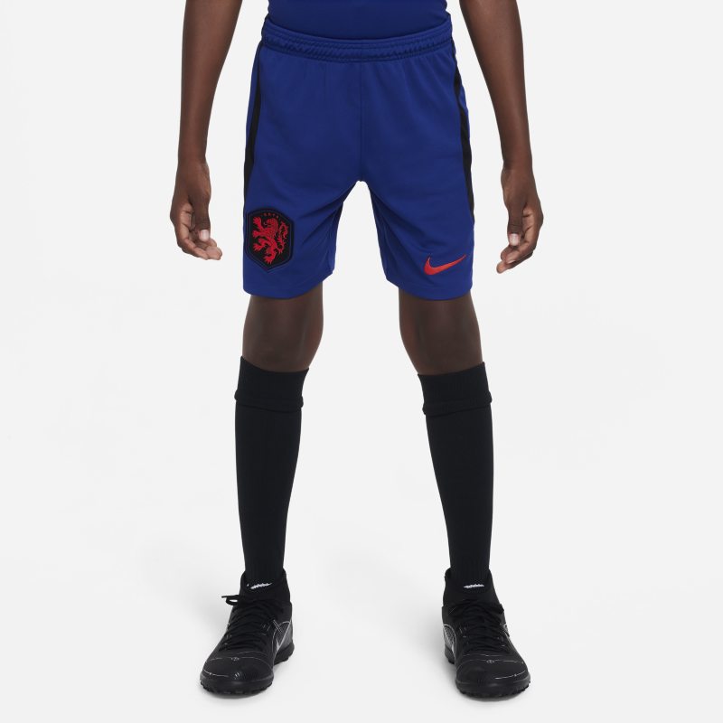 Netherlands 2022/23 Stadium Away Older Kids' Nike Dri-FIT Football Shorts - Blue