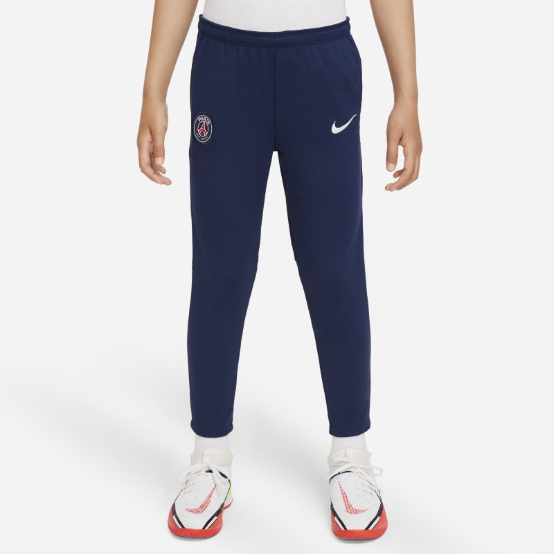 Spodnie piłkarskie dla małych dzieci Paris Saint-Germain Academy Pro Nike Dri-FIT - Niebieski