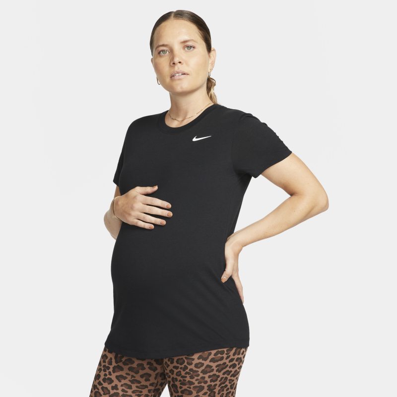 Image of Nike Dri-FIT (M) Zwangerschapsshirt - Zwart