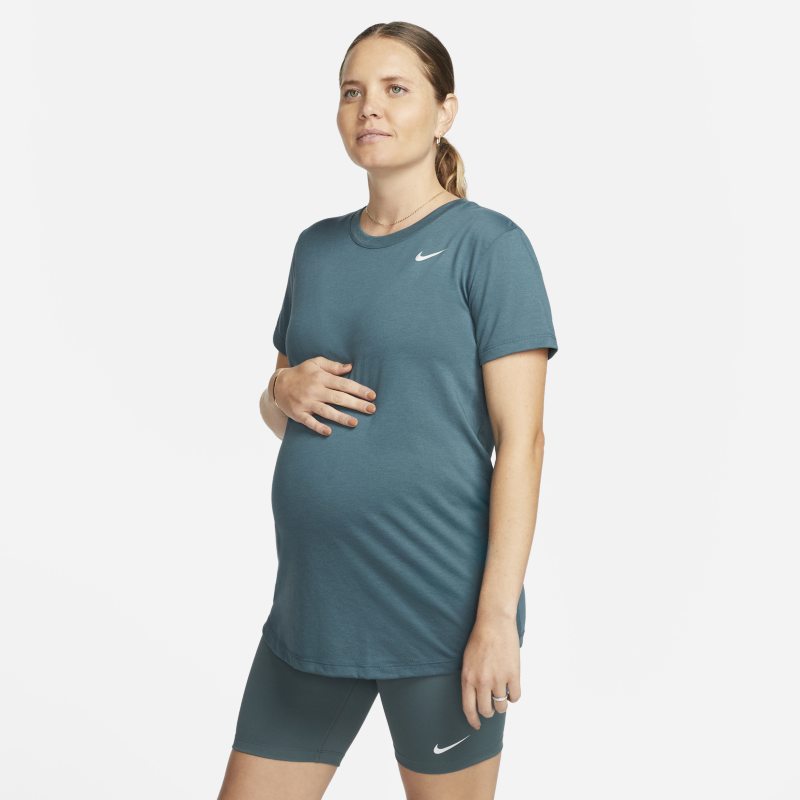 Image of Nike Dri-FIT (M) Zwangerschapsshirt - Blauw