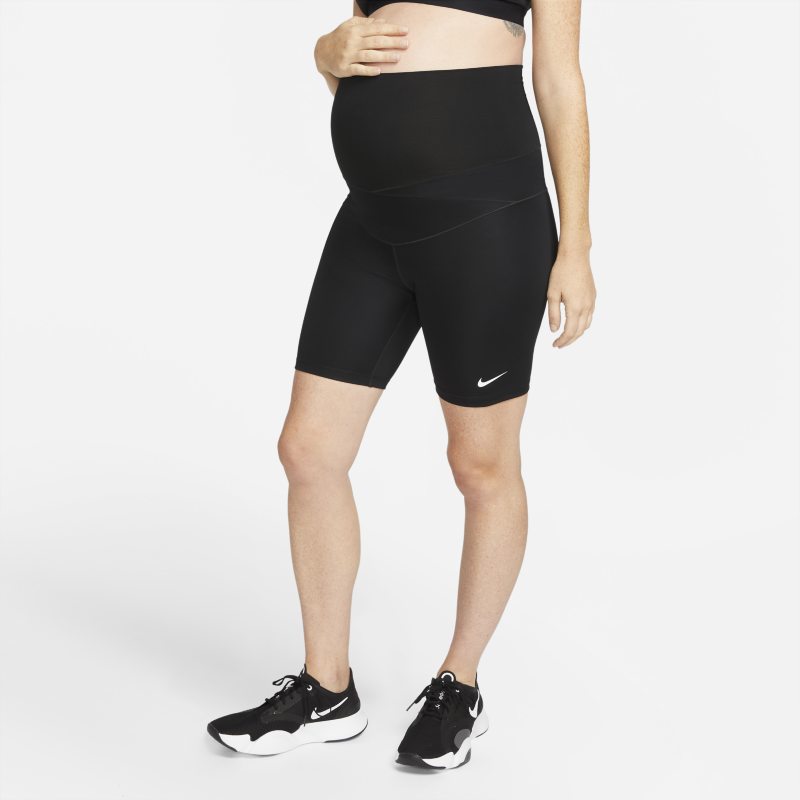 Nike One (M) Dri-FIT Pantalón corto Maternity de 18 cm - Mujer - Negro Nike