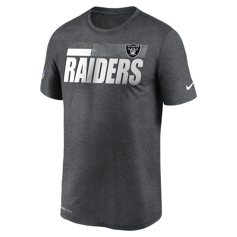 Nike Dri-FIT Team Name Legend Sideline (NFL Las Vegas Raiders) Camiseta - Hombre - Gris Nike