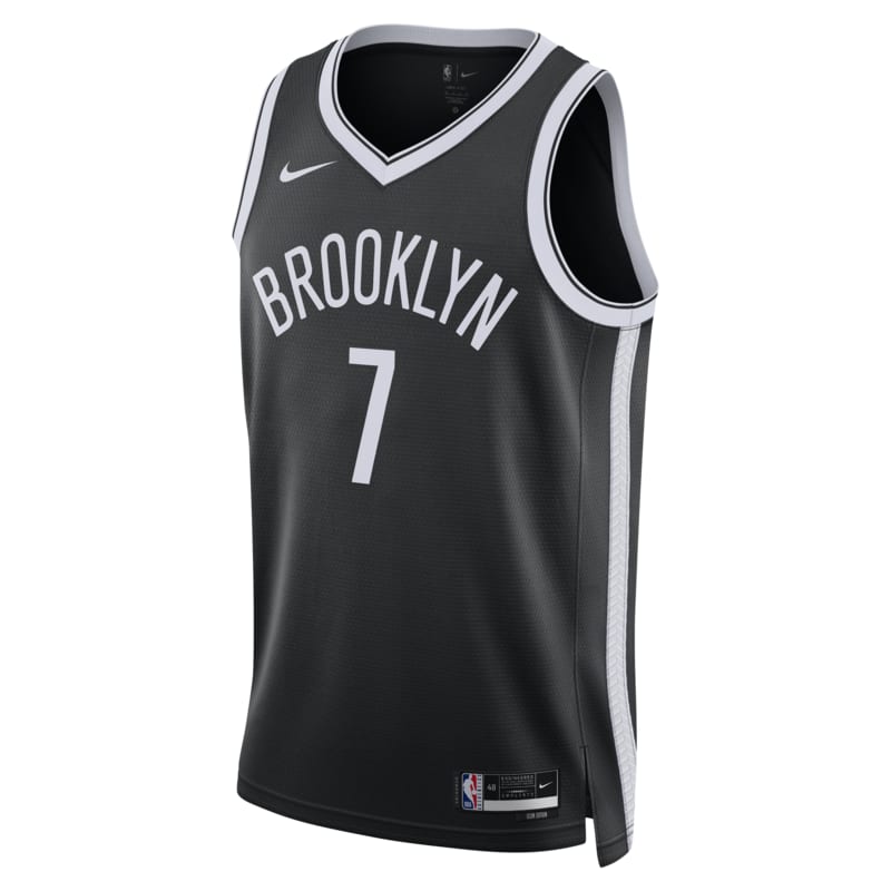 Brooklyn Nets Icon Edition 2022/23 Nike Dri-FIT NBA Swingman Jersey - Black