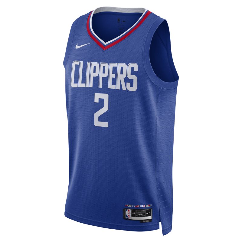 LA Clippers Icon Edition 2022/23 Nike Dri-FIT NBA Swingman Jersey - Blå