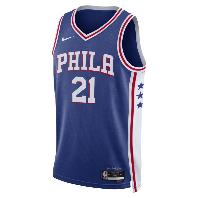Koszulka Nike Dri-FIT NBA Swingman Philadelphia 76ers Icon Edition 2022/23 - Niebieski