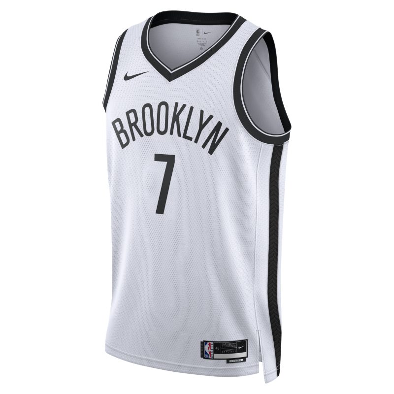 Brooklyn Nets Association Edition 2022/23 Nike Dri-FIT NBA Swingman Jersey - White