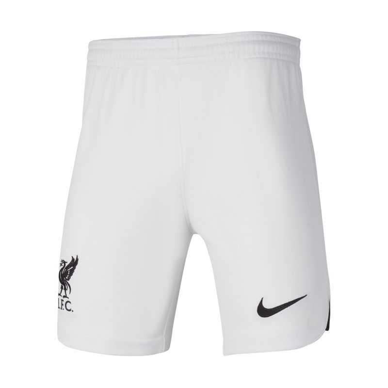 Liverpool F.C. 2022/23 Stadium Away Older Kids' Nike Dri-FIT Football Shorts - White