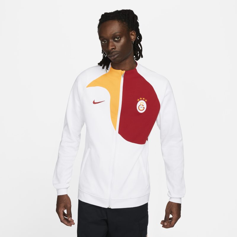 Galatasaray SK Academy Pro Men's Knit Football Jacket - White