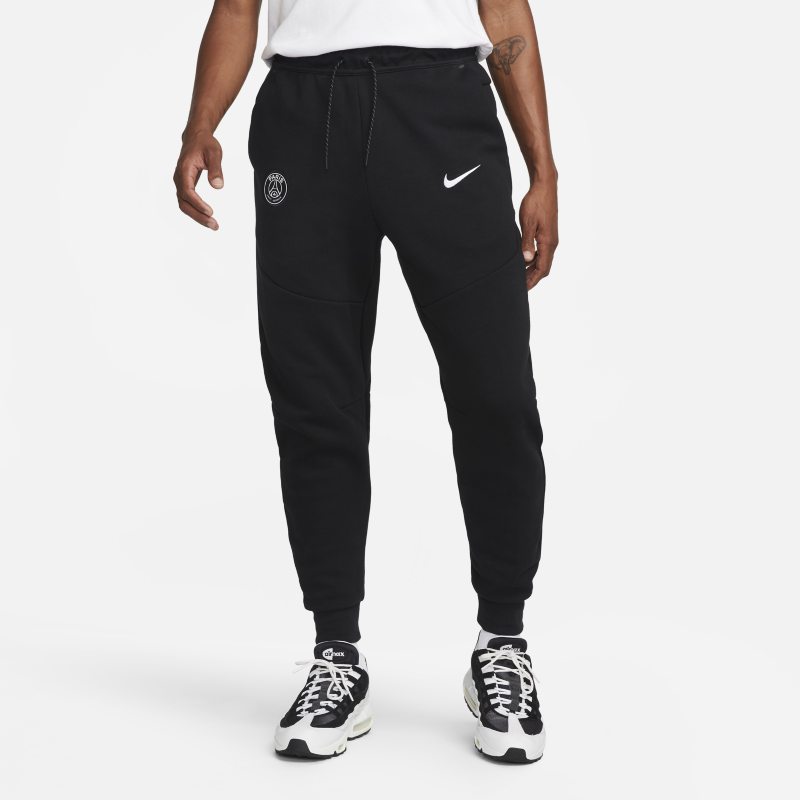 Męskie spodnie typu jogger Paris Saint-Germain Tech Fleece - Czerń