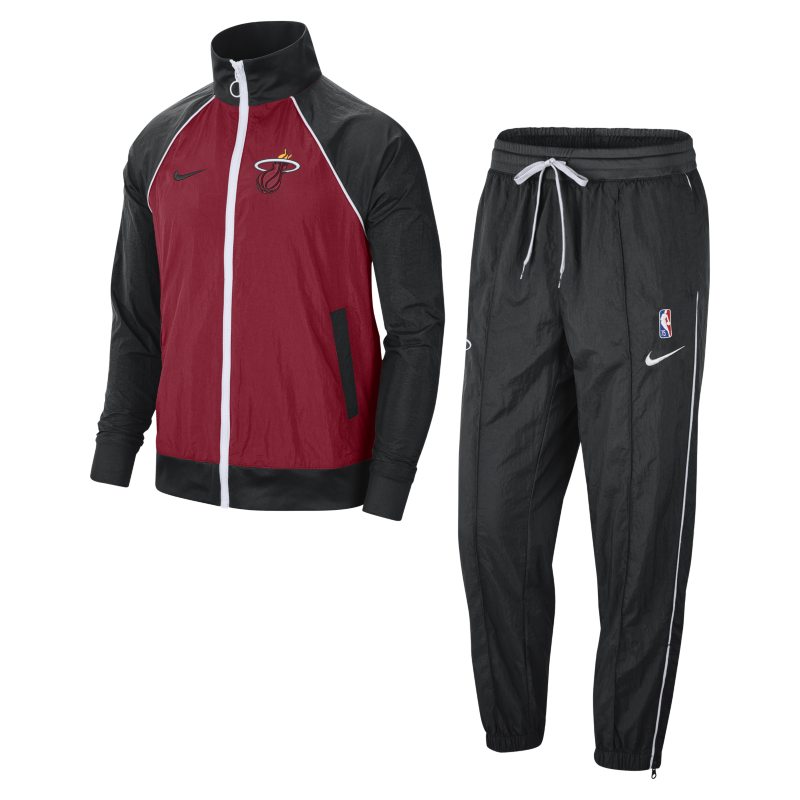 Miami Heat Courtside Men's Nike NBA Tracksuit - Red