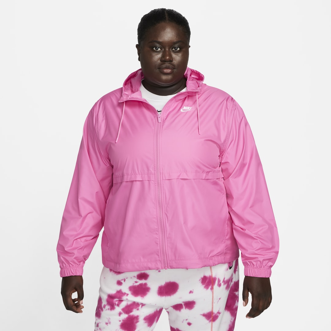 Nike Sportswear Essential Repel Women's Woven Jacket In Pink