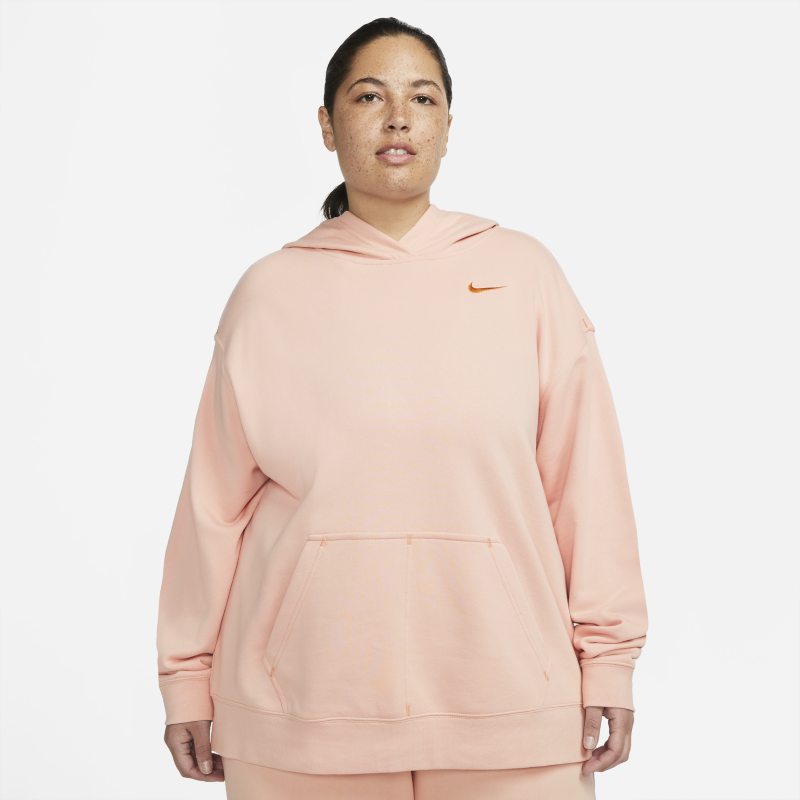 Image of Felpa con cappuccio Nike Sportswear Swoosh (Plus size) – Donna - Rosa