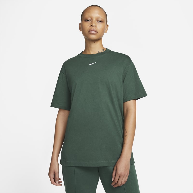 T-shirt damski Nike Sportswear Essentials - Zieleń