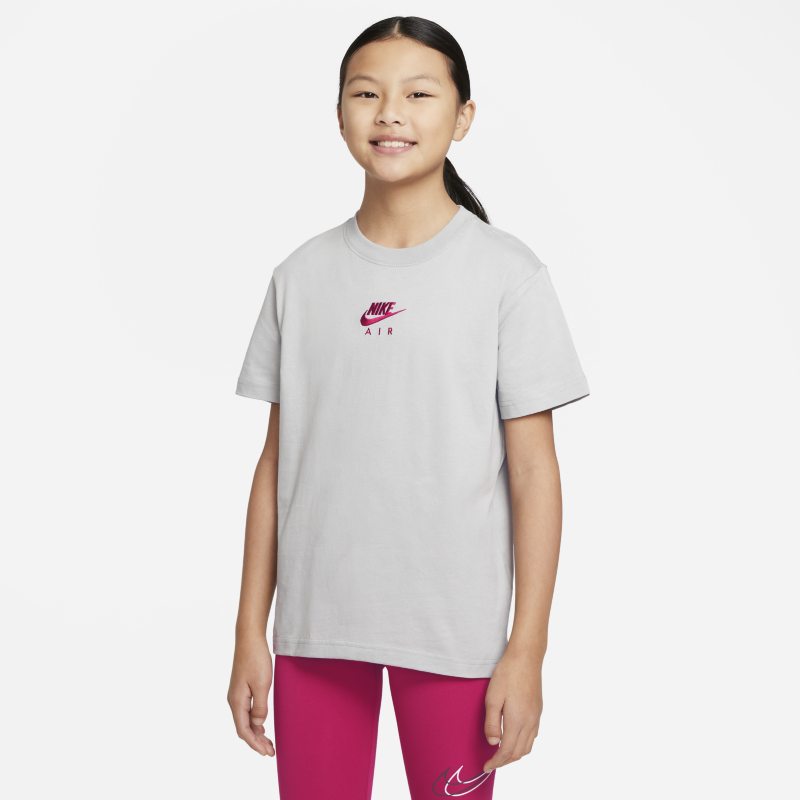 T-shirt Nike Air för ungdom (tjejer) - Grå