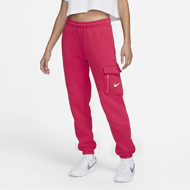фото Женские брюки карго для танцев nike sportswear - красный