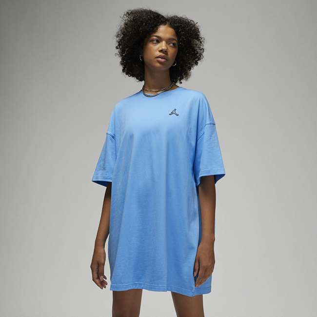 Jordan Essentials T-skjortekjole til dame - Blue