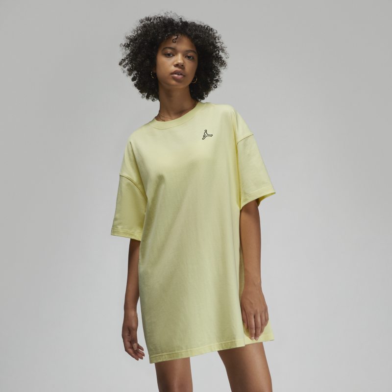 Jordan Essentials Women's T-Shirt Dress - Yellow