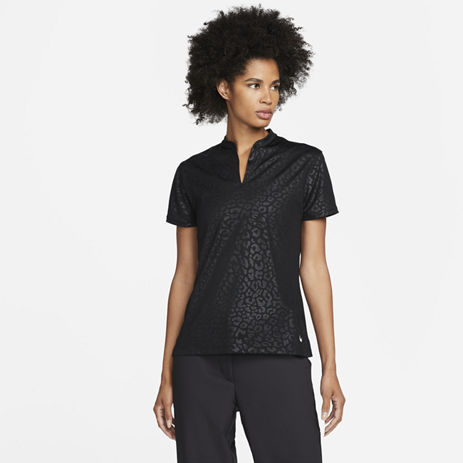 Nike Dri-FIT Victory golfskjorte til dame - Black