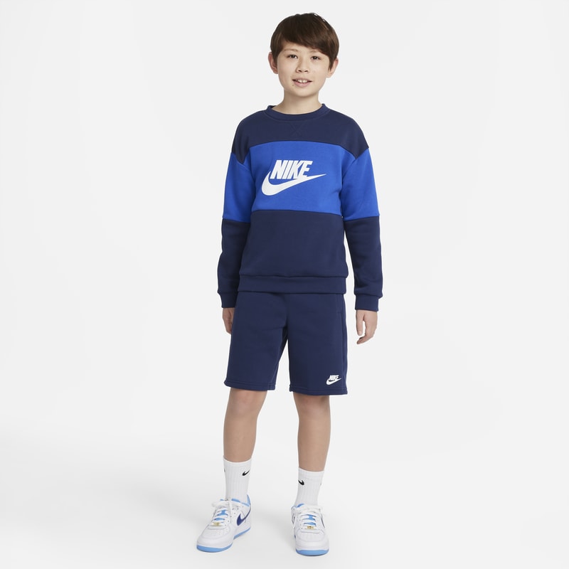 Tracksuit i sweatshirttyg Nike Sportswear för ungdom - Blå