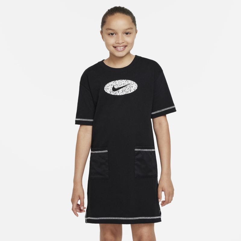 Jerseyklänning Nike Sportswear Icon Clash för ungdom (tjejer) - Svart
