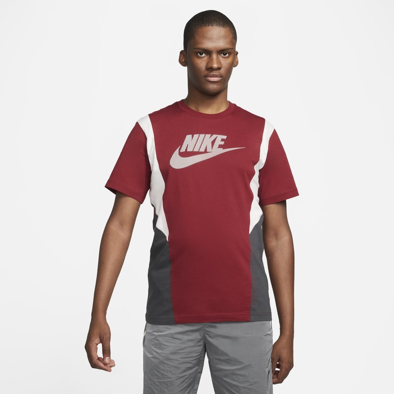 Koszulka z krótkim rękawem Nike Sportswear Hybrid - Czerwony