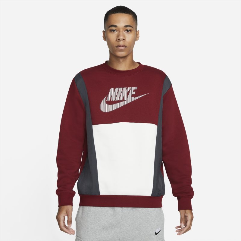 Fleecetröja Nike Sportswear - Röd