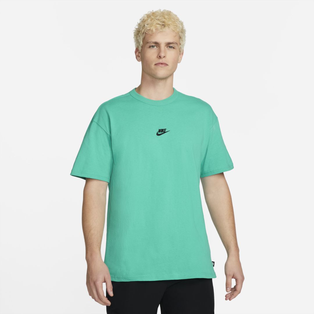 Nike Sportswear Premium Essentials Men's T-shirt In Washed Teal,black