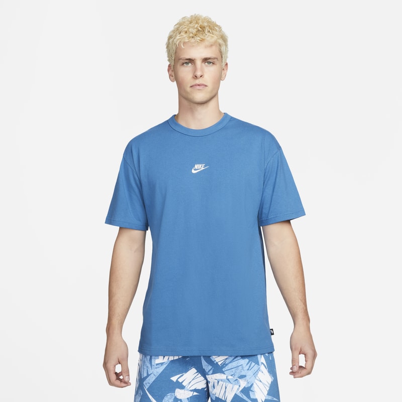 T-shirt męski Nike Sportswear Premium Essentials - Niebieski