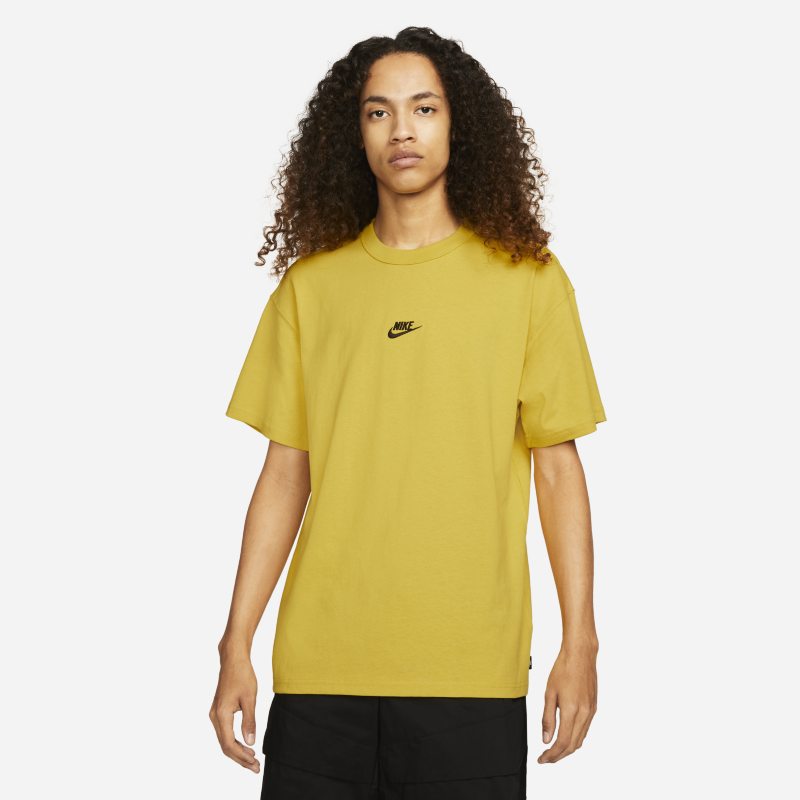 T-shirt męski Nike Sportswear Premium Essentials - Żółć