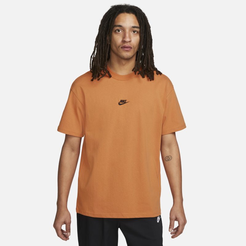 T-shirt męski Nike Sportswear Premium Essentials - Pomarańczowy