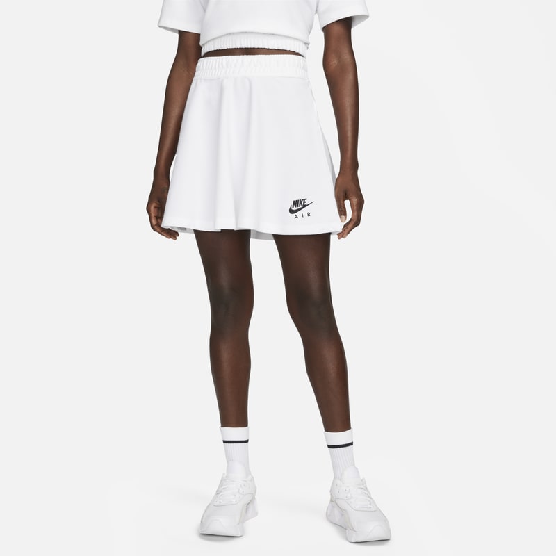 Spódnica damska Nike Air z piki - Biel