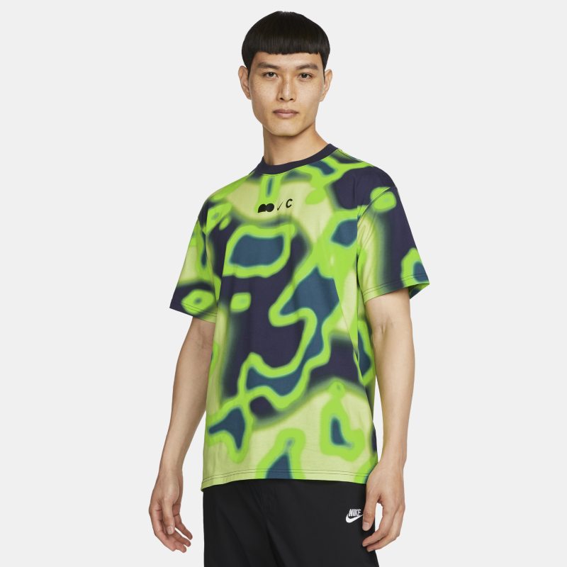 T-shirt do tenisa z nadrukiem Nike Court Naomi Osaka Collection - Żółć
