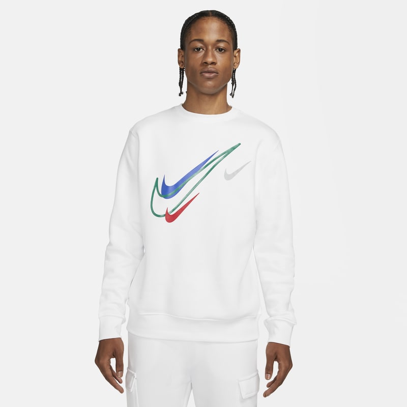 Fleecetröja Nike Sportswear för män - Vit
