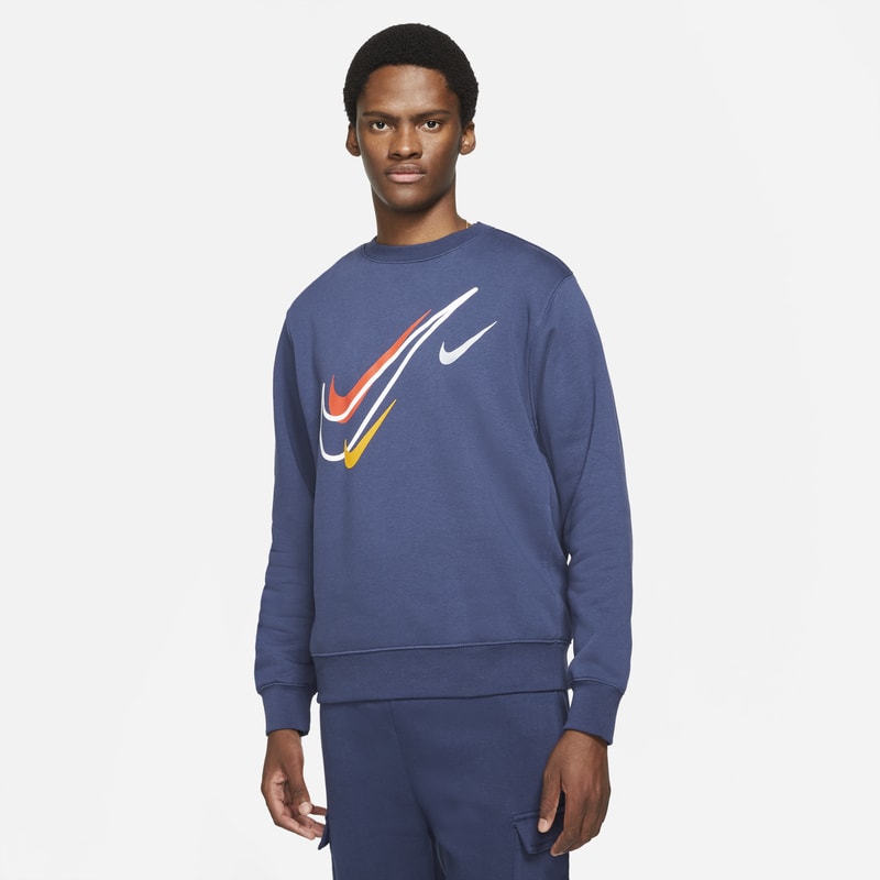 Fleecetröja Nike Sportswear för män - Blå