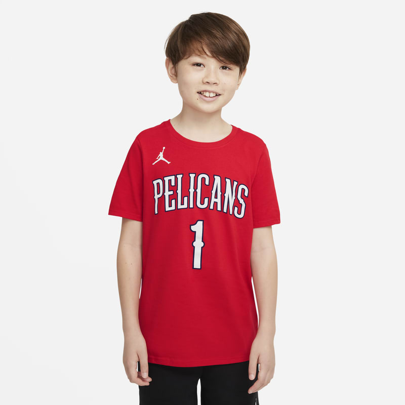 NBA-t-shirt New Orleans Pelicans Statement Edition för ungdom - Röd