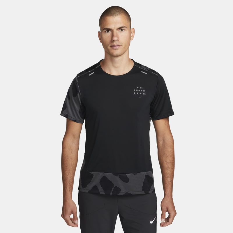 Męska koszulka do biegania Nike Dri-FIT Run Division Rise 365 - Czerń