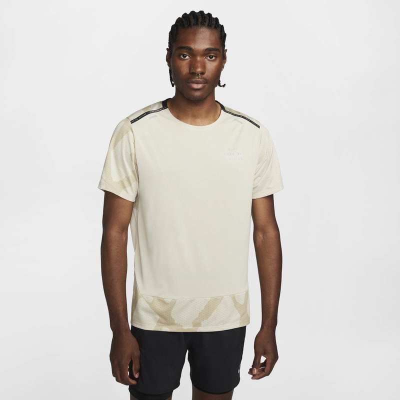 Męska koszulka do biegania Nike Dri-FIT Run Division Rise 365 - Brązowy