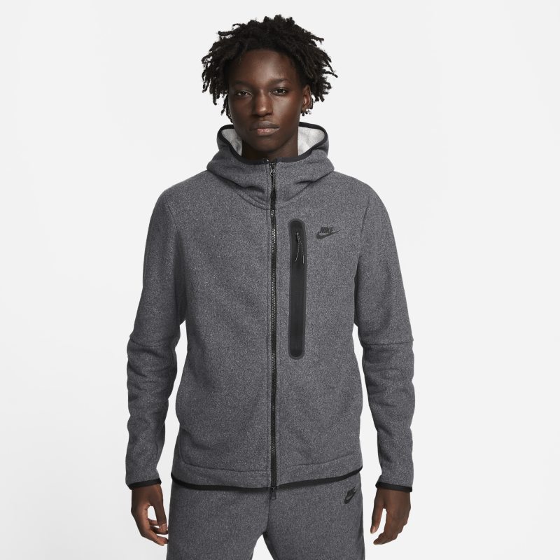 Nike Sportswear Tech Fleece Men's Full-zip Winterized Hoodie - Black
