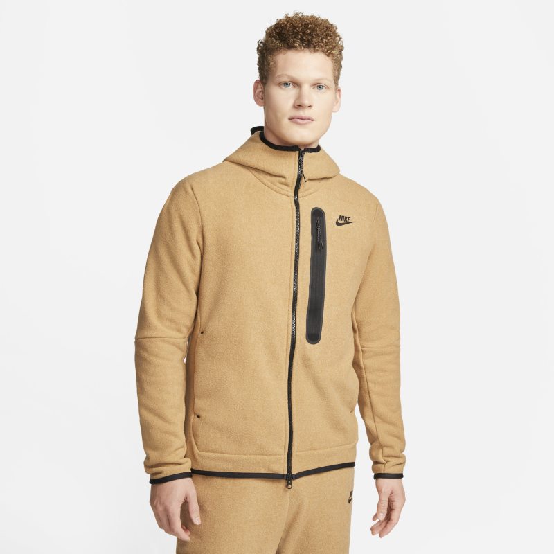 Nike Sportswear Tech Fleece Men's Full-zip Winterized Hoodie - Brown
