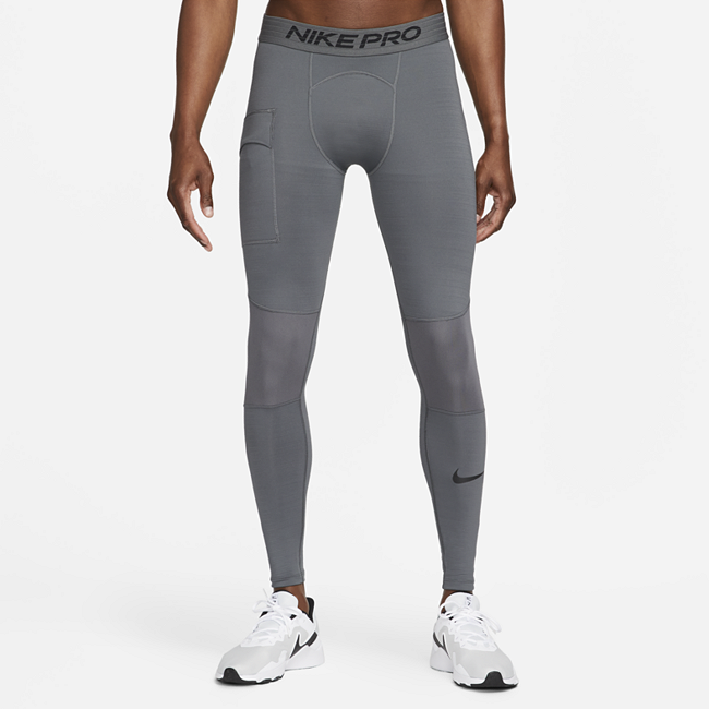 Nike Pro Warm tights til herre - Grey