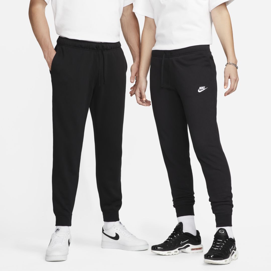 Shop Nike Women's  Sportswear Club Fleece Mid-rise Jogger Pants In Black