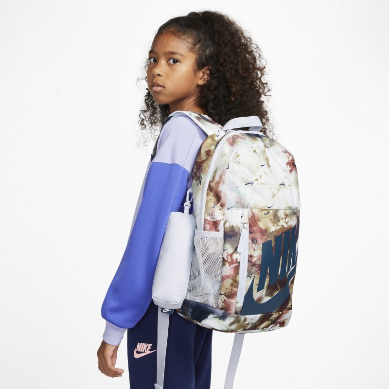 Ryggsäck med tryck Nike Elemental för barn (20L) - Grå