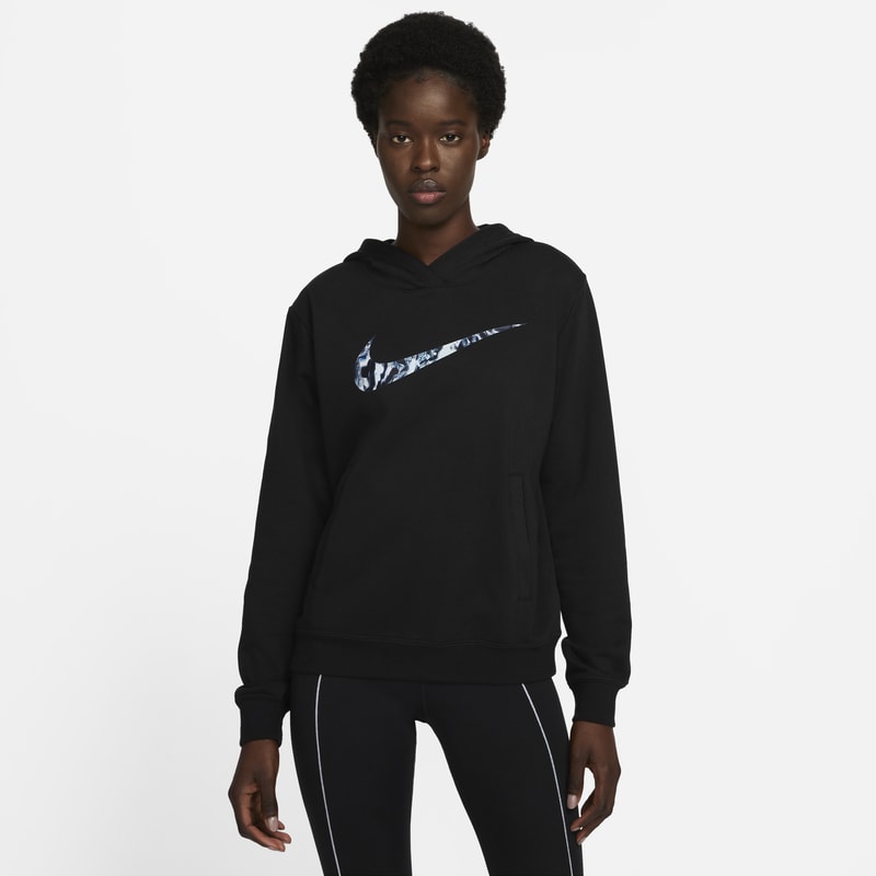 Nike Dri-FIT Get Fit Women's Graphic Hoodie - Black